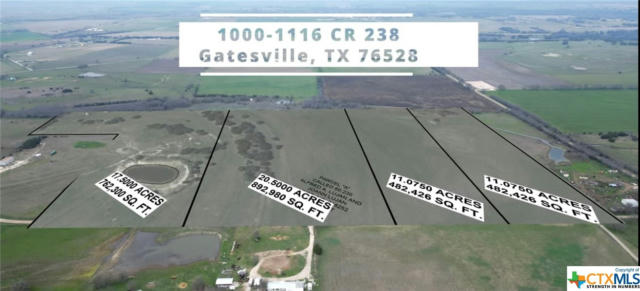 LOT 3 COUNTY RD 238, GATESVILLE, TX 76528 - Image 1